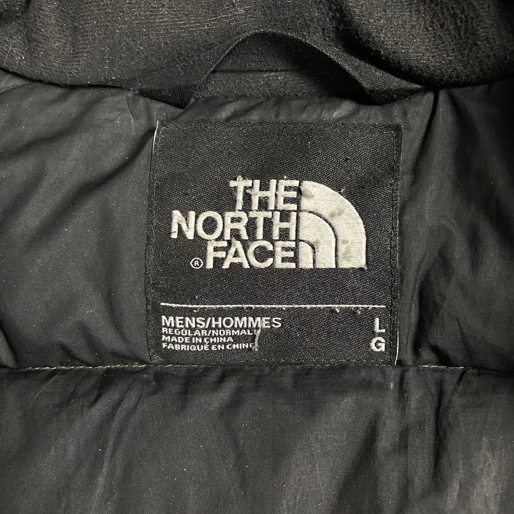 North Face 550 Puffer Vest Size Large‎ Multicolor Camouflage Pattern Full Zip - Picture 3 of 13